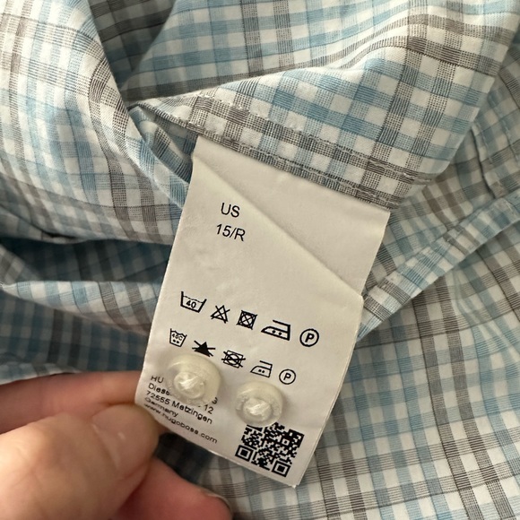 Hugo Boss Slim Fit Plaid Button Down Shirt - Picture 5 of 5